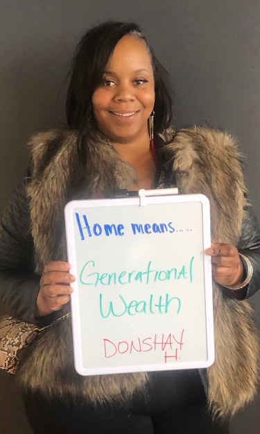 Home means generational wealth to Donshay