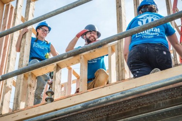 Habitat Chicago volunteers in action