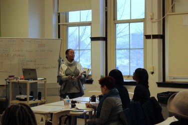 Instructor speaking to a NGI workshop