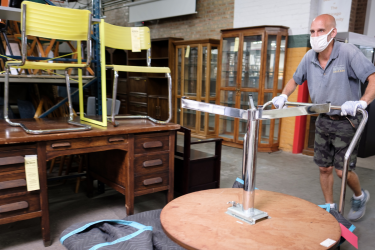 Moving donated items in ReStore