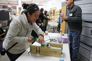 Community Members Participating in a Home Care Workshop Demonstration