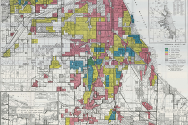 Home Owners' Loan Corporation Map of Chicago's Southside